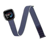 chinbersky Sports Armband Arm Ankle Strap Compatible with Fitbit Versa 4 / Fitbit Versa 3 / Fitbit Sense 2 / Fitbit Sense Wristbands, Nylon Elastic Adjustable Soft Exercise Bracelet Jogging for Men