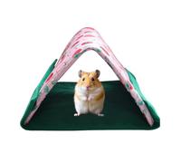 Chinchilla Bed | 2-in-1 Triangle House - Corner Habitat, Versatile Small Animal for Ferrets and Bearded Dragons | This Purpose Provides a Cosy Housing and Perfectly Ensures Safe