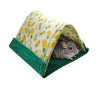 Chinchilla Bed - 2-in-1 Triangular Sleeping House | Small Pet Beds | for Small Pets such as Hamsters, Ferrets, Rabbits and Bearded Dragons as Enclosure and Sleeping Place for Home Living Room Corner