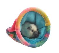 Chinchilla Bed House Cozy Sleeping Bag | Soft Fabric Plush Winter Hut Perfect for Sugar Gliders Hamsters or other small animals to snuggle up while resting at home