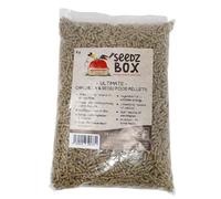 Chinchilla & Degu Food Pellets 1kg - Complementary Feeding stuff For Chinchillas & Degus - Feed To Appetite With Hay & Water - Wheat, Oats, Grass, Sunflower, Barley, Limestone, Binder - Seedzbox