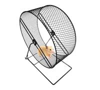 Chinchilla Exercise Wheel - Silent Runner, Quiet Cage Toy | Non-Slip Running Toy, Durable Hamster Training Road for Fitness Activity Training in Indoor Play Pet