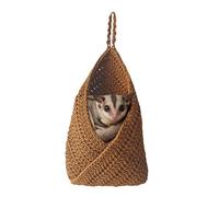 Chinchilla Hammock - Lizard Sleeping Bed | Hanging Swing Nest for Small Pets - Cosy Shelter for Hamsters, Sugar Glider, Ferrets | Apartment Cage Playpen Box Living Room Sc