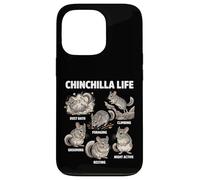 Chinchilla Life Funny Animal Behavior Case for iPhone 13 Pro