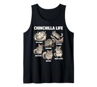 Chinchilla Life Funny Animal Behavior Tank Top