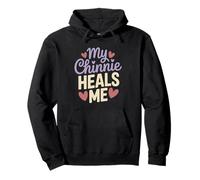 Chinchilla Mom Chinnie Emotional Support Healing Humor Pullover Hoodie