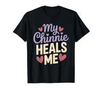 Chinchilla Mom Chinnie Emotional Support Healing Humor T-Shirt