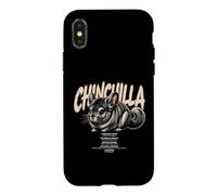 Chinchilla Pet Facts About Rodent Chinchillin Zoo Case for iPhone X/XS