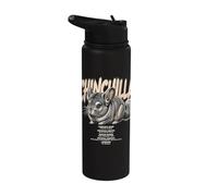 Chinchilla Pet Facts About Rodent Chinchillin Zoo Stainless Steel Insulated Water Bottle
