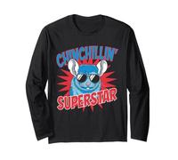 Chinchilla Pet Owner Cute Fluffy Exotic Pet Enthusiast Long Sleeve T-Shirt