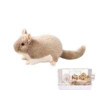 Chinchilla Plush Toys - Soft Comfort Play Sets for Small Cages, Interactive Hideouts for Enrichment | For Ferrets, Hamsters, Hedgehogs, Sugar Gliders, Sleeping, Nesting, Indoor