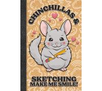 Chinchilla Sketchbook 6 x 9: Kawaii Chinchilla Notebook for Drawing or doodling 112 Pages with Chinchilla bottom art, includes belong page. Great for Sketching or journal. Chinchilla lover gift