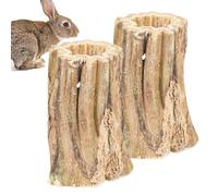 Chinchilla Sticks | Wood Tooth Grinding Treats 2X,Healthy Teeth Grinding Toys Natural Papaya Pet Teeth Care Supplies For Chinchilla Gerbils