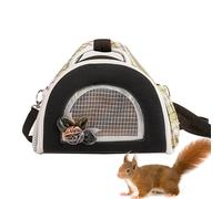 Chinchilla Travel Carrier - Small Pet Bag, Breathable Mesh | Compact Animal Carrier Suitable For Guinea Pig Hamster Small Birds Rabbits Offering Easy Portability And Ventilated Comfortable Travel