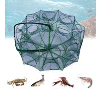 Chinchorro Plegable para Pesca, Multi Holes Auto-Foldable Fishing Bait Trap, The Magic Foldable Fishing Trap, Fishings Net for Minnow Fish Shrimp Crawfish Crab (20Holes)