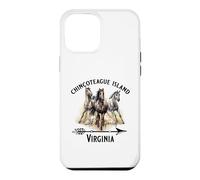 Chincoteague Island Virginia Wild Ponies Horses Souvenir Case for iPhone 12 Pro Max