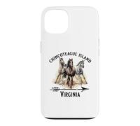 Chincoteague Island Virginia Wild Ponies Horses Souvenir Case for iPhone 13