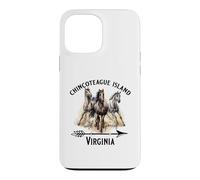 Chincoteague Island Virginia Wild Ponies Horses Souvenir Case for iPhone 13 Pro Max