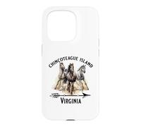 Chincoteague Island Virginia Wild Ponies Horses Souvenir Case for iPhone 15 Pro