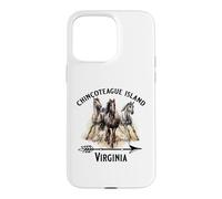 Chincoteague Island Virginia Wild Ponies Horses Souvenir Case for iPhone 15 Pro Max