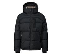 Chiné Padded Jacket with Faux Fur Inner Collar s.Oliver Bleu L