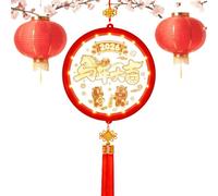 Chineese Light - 29.92X10.63in LED Ornament, Porch Lighting, 2026 Year of The Horse Led | Light Lunar New Year Party Decor for Car Windowsill Bedroom Balconies Doorways Path Porch Outdoor Indoor