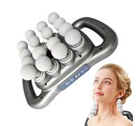 chinensis Deep Tissue Massage Gun with 16 Heads & 9 Speeds, Quad Motor Muscle Massager 22800RPM, Type-C Rechargeable Handheld Percussion Massager for Pain Relief & Recovery