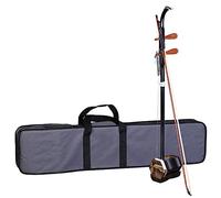 Chinese 2 Strings Violin, Traditional National Instruments Erhu, With With Accessories And Case, Traditional Hexagonal Design, Plum Window Full Chinese Charm