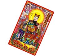 Chinese 2025 Card - Lucky Charm Card Traditional Luck Protection Cards Snake Year Prosperity Support Perfect for Home Office Personal Use