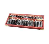 Chinese Abacus Math Education Calculator Traditional 13-Digit Wood Abacus Kid Counting Toy Math Teaching Aid for Student Educational for Kids
