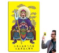 Chinese Amulet Card 2025,Chinese Amulet Card 2025 Feng Shui - Protection Symbol Traditional Amulet Card - Feng Shui Card, Support the Year of the Snake Prosperity,