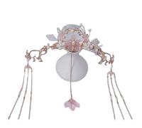 Chinese Ancient Long Tassel Hairpin Flower Pearl Hanfu Hair Accessories
