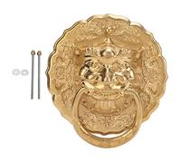 Chinese Animal Head Antique Brass Door Knocker Easy Install Resistant Brass Door Knocker