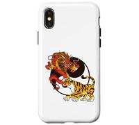 Chinese Asian Dragon Tiger Yin Yang Symbol Animal Mythology Case for iPhone X/XS