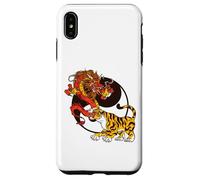 Chinese Asian Dragon Tiger Yin Yang Symbol Animal Mythology Case for iPhone XS Max