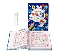 Chinese Audiobooks 19.5x26.7cm - Interactive Speaking Book Learning English Mathematics | Electronic Educational Toy Literacy Reading | Step by Step Activities Volume Adjustable