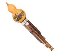Chinese Bamboo Hulusi Handmade Cucurbit Flute Key C Ethnic Instruments With Case Gourd Flute For Beginners Hulusi Flute