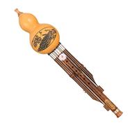 Chinese Bamboo Hulusi Handmade Cucurbit Flute Protable Gourd Flute Ethnic Instruments With Case For Beginners Gourd Instrument