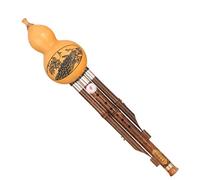 Chinese Bamboo Hulusi Portable Cucurbit Flute Key C Ethnic Instruments Gourd Flute With Case Gourd Musical For Beginners