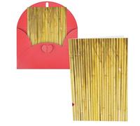 Chinese Bamboos Blooming Flowers Print Thank You Cards Greeting Cards With Envelopes Blank Note Cards 10x15 cm Perfect for Thank Yous Invitations