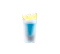 Chinese bar business simple, exquisite and durable thick glass-frosted bullet cup with thick bottom *6