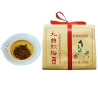 Chinese Black Tea from Longjing Tea Leaf, Nine-Curve Red Plum Black Loose Leaves, Jiuqu Hongmei,250g/8.8 oz.,九曲红梅