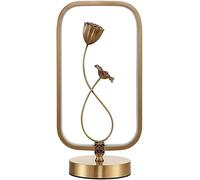 Chinese Brass Antique Table Lamp Bedroom Bedside Lamp Handmade - Roots Table Lamps, Pendant Light