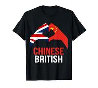 Chinese British UK China Flag T-Shirt