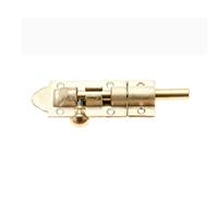 Chinese Bronze Antique Lock 1Pc 120mm Vintage Barrel Latch Cupboard Door Lock Slide Bolt Stapler Gate Latch Hardware Antique Bronze Brass Cabinet Door Bolts(Argento)