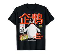 Chinese Business Goose - Businessman Penguin Retro Design T-Shirt