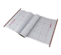 Chinese Calligraphy Paper Roll Gridded Writing Oxford Cloth Roll Dry Quickly for Beginners Kid 59x17.7 Inches Fabric Water for Kids Writing Notebook Practice