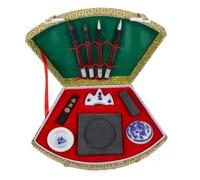 Chinese Calligraphy Set for Beginners, Fan-shaped Four Treasures Kit