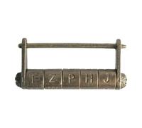 Chinese Characters Engraved Password For Jewelry Boxes And Drawers Practical Oriental Traditional Password Calligraphy Engraved