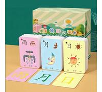 Chinese Characters Learning Flashcards,Fun Chinese Character Flashcards,Lightweight And Portable,Increases Vocabulary,Suitable For Earlys Learning Toys